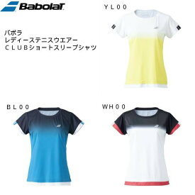 【全品ポイント2倍&最大8%OFFクーポン】バボラ Babolat レディース テニスウェア CLUB SHORT SLEEVE SHIRT ゲームシャツ BWG2332C