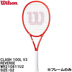 �y�S�i�|�C���g3�{+�ő�999�~OFF�N�[�|���z�E�C���\�� Wilson �y�t���[���̂݁z �d�� �e�j�X ���P�b�g �N���b�V�� CLASH 100L V3 REVERSE FRM 2 WR210811U2