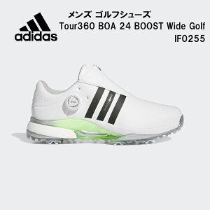 �y�S�i�|�C���g2�{&�ő�8%OFF�N�[�|���z�A�f�B�_�X adidas �����Y �S���t�V���[�Y �c�A�[360 24 �{�A �G�N�X�g�����C�h Tour360 BOA 24 BOOST Wide Golf IF0255