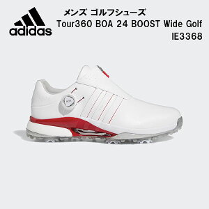 �y�S�i�|�C���g2�{&�ő�8%OFF�N�[�|���z�A�f�B�_�X adidas GOLF �����Y �S���t�V���[�Y �c�A�[360 24 �{�A �G�N�X�g�����C�h TOUR360 BOA 24 BOOST WIDE GOLF IE3368