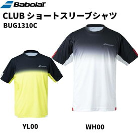 【全品ポイント5倍】バボラ Babolat テニスウェア メンズ CLUB SHORT SLEEVE SHIRT ゲームシャツ BUG1310C