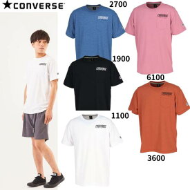 【全品ポイント3倍&3点以上で5%OFFクーポン】コンバース CONVERSE メンズ レディース スポーツウェア クルーネック 半袖Tシャツ CA231381