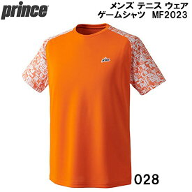 【全品ポイント3倍+最大2000円OFFクーポン】プリンス Prince メンズ テニス ウェア ゲーム シャツ MF2023 028