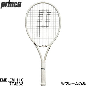 �y�S�i�|�C���g2�{&�ő�8%OFF�N�[�|���z�v�����X�@Prince �y�t���[���̂݁z �d�� �e�j�X ���P�b�g�@�G���u���� 110�@EMBLEM 110 7TJ233