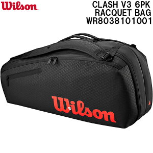 yXOɎgSi5OFFN[|zEC\ Wilson ejX PbgobO NbV V3 6{ CLASH V3 6PK RACQUET BAG WR8038101001