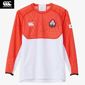 【全品ポイント2倍+最大5％OFFクーポン】カンタベリー CANTERBURY メンズ レディース ラグビーウェア JAPAN L/S PRACTICE RW43714JH 10