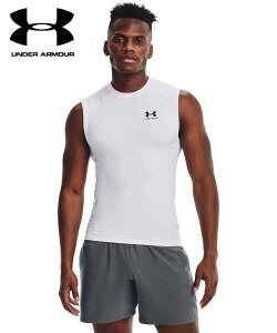 【全品ポイント2倍+最大2000円OFFクーポン】アンダーアーマー UNDER ARMOUR ヒートギアアーマー コンプレッション スリーブレス シャツ メンズ 1361522-100