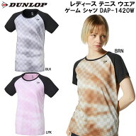 【全品ポイント2倍&5%OFFクーポン】ダンロップ DUNLOP レディース テニス ウェア ゲーム シャツ DAP-1420W
