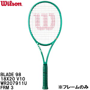 �y�S�i�|�C���g2�{+�ő�3%OFF�N�[�|���z�E�C���\�� Wilson �y�t���[���̂݁z �d�� �e�j�X ���P�b�g �u���[�h BLADE 98 18X20 V10 WR207911U3 FRM 3