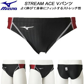 【全品ポイント3倍+対象商品10％OFF】ミズノ MIZUNO メンズ 競泳水着 国際水泳連盟承認 Vパン/ビキニ STREAM ACE N2MB1025 96