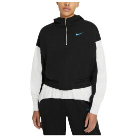 【全品ポイント5倍+選べるクーポン】ナイキ NIKE レディース フィットネス ウェア パーカー NSW アイコン クラッシュ L/S フーディ CZ8165 010