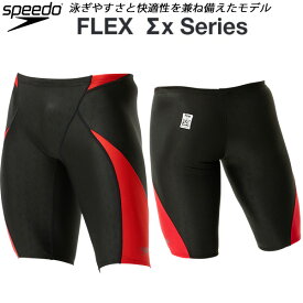 【全品ポイント5倍】スピード speedo メンズ 競泳水着 FINA承認 スパッツ FLEXΣX JAMMER SC62301F RE