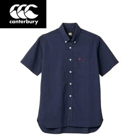 【全品ポイント3倍&3点以上で5%OFFクーポン】カンタベリー CANTERBURY メンズ ショートスリーブ ストレッチ ボタンダウンシャツ 半袖 RA33003 29