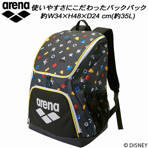 �y�S�i�|�C���g2�{+�ő�8%OFF�N�[�|���z�A���[�i arena Disney �f�B�Y�j�[ �X�C���o�b�O �����b�N �o�b�N�p�b�N ��35L AS6SBP88U GYYL�y�������s�z