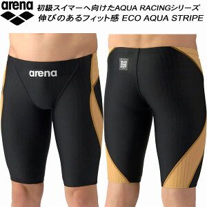�y�S�i�|�C���g2�{&8%OFF�N�[�|���z�A���[�i arena �����Y ���j���� WA���F �n�[�t�X�p�b�c ECO AQUA STRIPE �A�N�A�X�g���C�v AS6SRC54M BKGD