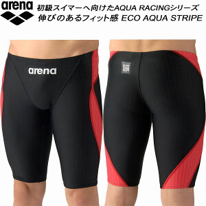 �y�S�i�|�C���g2�{&8%OFF�N�[�|���z�A���[�i arena �����Y ���j���� WA���F �n�[�t�X�p�b�c ECO AQUA STRIPE �A�N�A�X�g���C�v AS6SRC54M BKRD