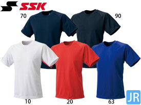 【SSK/エスエスケイ】 野球 ジュニア クルーネック Tシャツ 半袖 BT2250J 【ゆうパケット/メール便可】