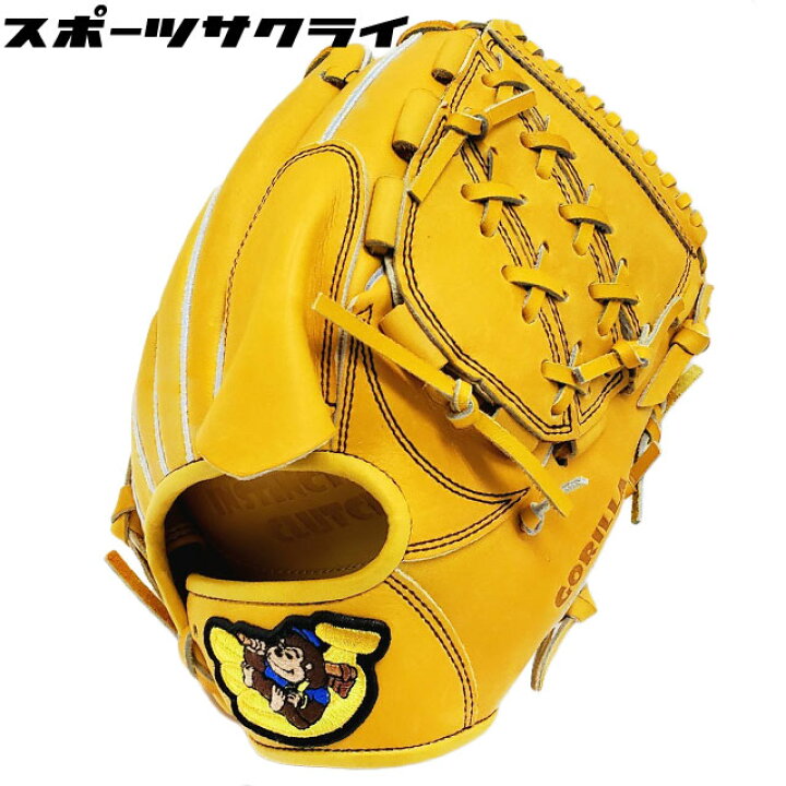 楽天市場】硬式グローブ GORILLA ごりら印の野球道具 ピッチャー OBK型  