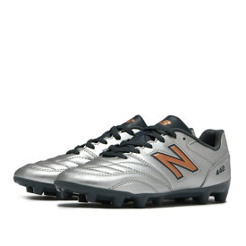 30％OFF！ ニューバランス ジュニア 442 アカデミー JR HG シルバー サッカースパイク 土 人工芝 【NewBalance2023Q3】 JS43HSV2M