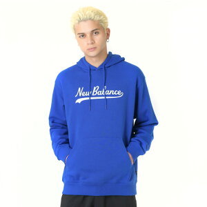 50��OFF ���K�V�[�X�N���v�g�t�[�f�B�[ �j���[�o�����X New Balance LEGACY SCRIPT HOODIE �u���[ ���� �p�[�J�[ ��� ��l MT43951-TRY *NBBCAM