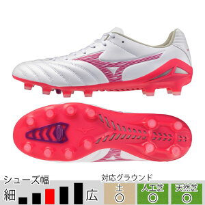 �~�Y�m ���i���V�[�_ NEO 3 PRO �z���C�g �s���N �T�b�J�[�X�p�C�N mizuno2026Q1 P1GA262264