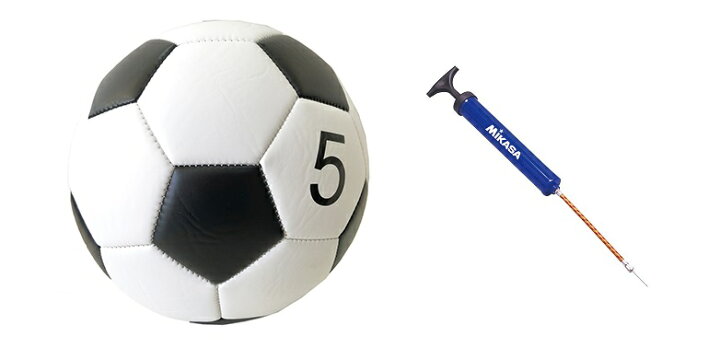 楽天市場 サッカーボール 練習球 亀甲 5号球 ハンドポンプセットサッカー ボール 一般 大人 子供 公園 Spospo