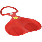 スノーソリ そり ヒップソリ 外遊び グッズ 50枚 レッド 芝生 雪上で 滑る グッズ