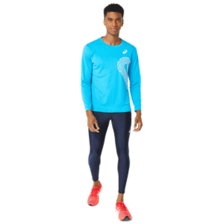 楽天市場】asics アシックス 陸上 長袖Tシャツ 練習着 プリント