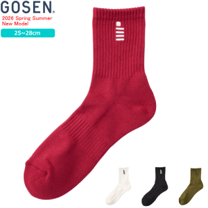 GOSEN �S�[�Z�� �\�b�N�X �~�h���\�b�N�X �C�� �\�t�g�e�j�X �o�h�~���g�� �O�b�Y F2600 [�����Y�F�j���p/25�`28cm]�y3���܂Ń��[����OK�z