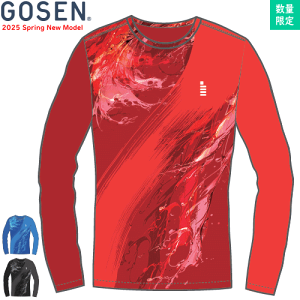 GOSEN インターハイ長袖TシャツLLサイズ GOSEN 数量限定 ソフトテニス ウェア ゴーセン GOSENロゴロング