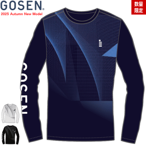 GOSEN ゴーセン 長袖Tシャツ 昇華ロングスリーブTシャツ ロンティー 練習着 着替え ソフトテニスウェア バドミントンウェア JPT59 ユニセックス 男女兼用【1枚までメール便OK】