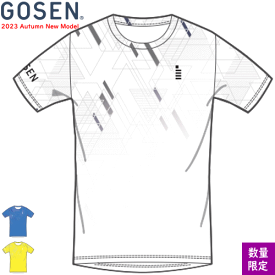 GOSEN ゴーセン 半袖Tシャツ ソフトテニスウェア バドミントンウェア 練習着 着替え 昇華Tシャツ JPT34 [ユニセックス：男女兼用]【1枚までメール便OK】