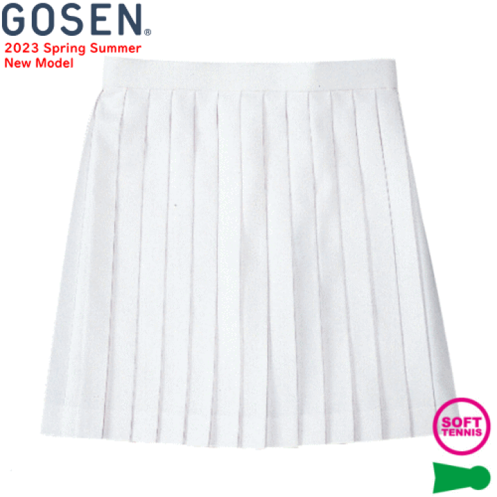 楽天市場】GOSEN ゴーセン プリーツスコート スカート ソフトテニス