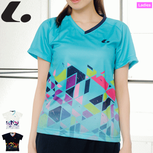 LUCENT ルーセント ゲームシャツ(襟なし) 半袖シャツ ユニホーム ソフトテニス ウェア レディース 女性用 XLH262【1枚までメール便OK】