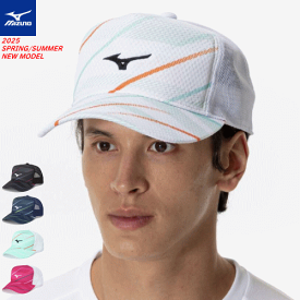 MIZUNO ミズノ メッシュキャップ 帽子 ソフトテニス グッズ 用品 アイテム 熱中症対策 62JWC004【2025SS】