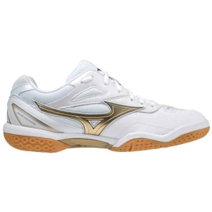 【美品】バドミントンシューズ WAVE FANG PRO orangesports_miz-71ga210050