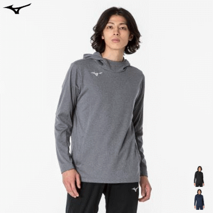 MIZUNO ミズノ テニスウェア パーカー32MCA119グレー メンズM新品 楽天市場】MIZUNO ミズノ トレーニングウェア ソフトニットプル
