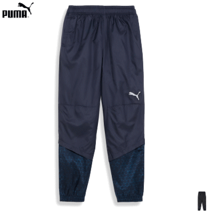 PUMA ピステ・ウィンドブレーカー XL ネイビー/ターコイズ