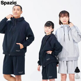 SPAZIO スパッツィオ サッカー フットサル スウェット パーカートレーニングウェア オーバーサイズF/Zベンチレーションフーディ メンズ レディース 男性用 女性用 TP-0632