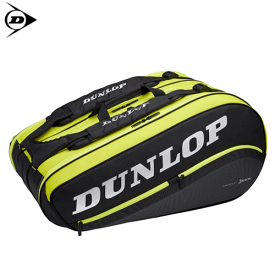 DUNLOP ダンロップ ラケットバッグ(12本収納可) テニス ソフトテニス バドミントン ラケットケース キャリー 遠征バッグ[DTC2280］