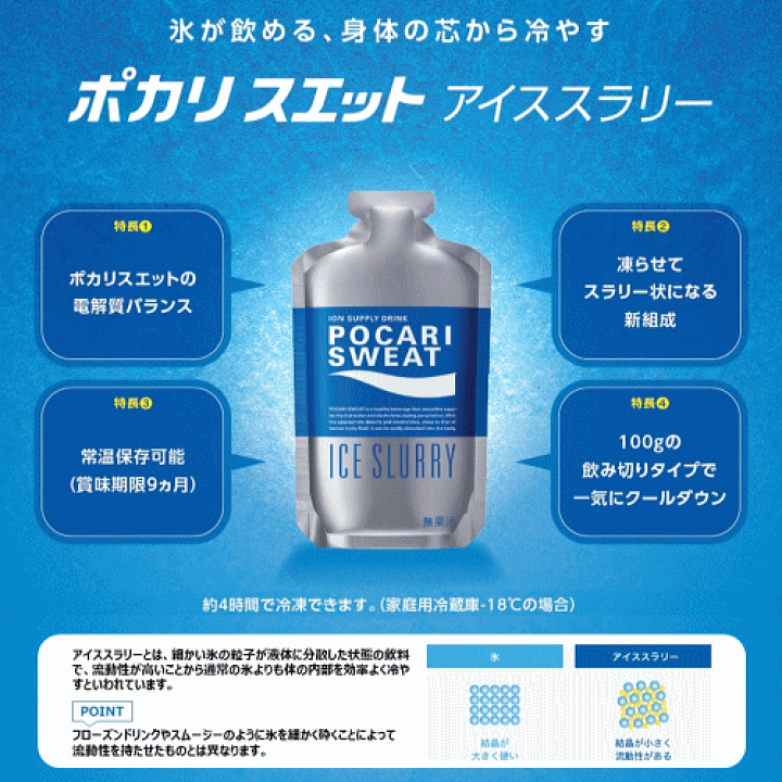 楽天市場】大塚製薬 ポカリスエット アイススラリー 100g×6袋