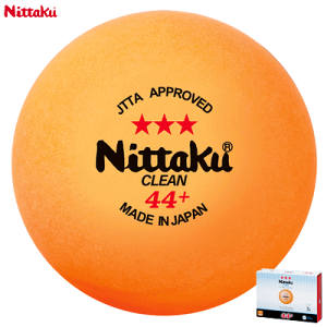 Nittaku ニッタク 卓球 ボール ラージ 3スター クリーン 公認球 1ダース 12個入 NB-1641