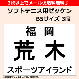 3枚以上でメール便送料無料 ソフトテニス用ゼッケン [納期：当日～2日以内で発送] 10枚以上は通常宅配便も送料無料【返品・交換・キャンセル不可】