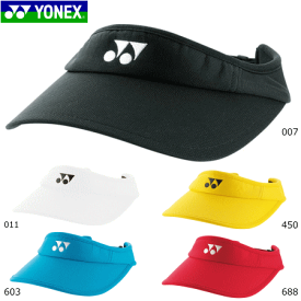 ★5%OFFクーポン配布中！4/25 20時～4h限定★YONEX ヨネックス ソフトテニス テニス ウェア ベリークールサンバイザー グッズ アクセサリー［40036］[レディース：女性用]