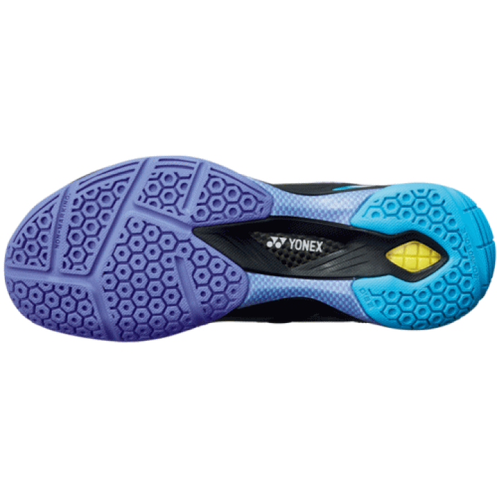YONEX バドミントンシューズ SHB66Z ブラック/ブルー YONEX バドミントンシューズ 2Eスリム設計 メンズ レディース