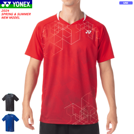 YONEX ヨネックス ゲームシャツ ユニホーム 半袖シャツ ソフトテニス バドミントン ウェア 10602 [ユニセックス：男女兼用]【1枚までメール便OK】