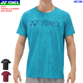 YONEX ヨネックス ドライTシャツ（フィットスタイル） 半袖シャツ ソフトテニス バドミントン ウェア 練習着 着替え 16715 [ユニセックス：男女兼用]【1枚までメール便OK】