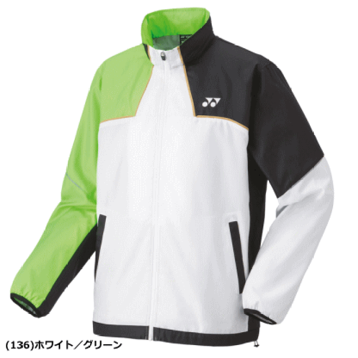 2度着用　ヨネックスブルゾンMサイズホワイト 楽天市場】YONEX ヨネックス 裏地付ウィンドウォーマーシャツ