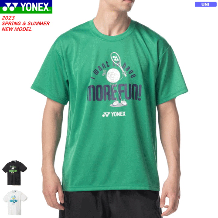 【韓国YONEX】半袖Ｔシャツ（グリーン） Amazon | [ヨネックス] 半袖シャツ ドライTシャツ メンズ
