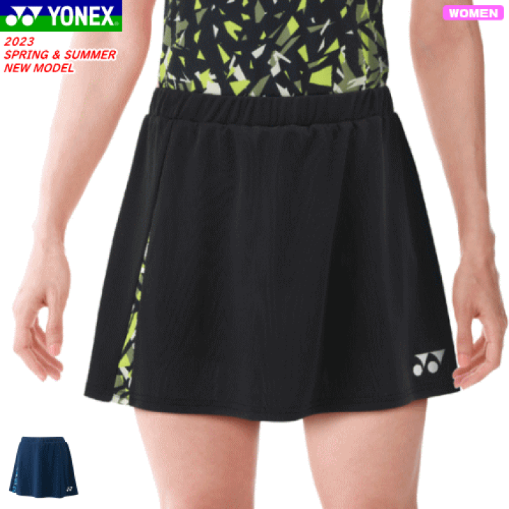 公*o様 YONEX バドミントンスカート 黒・紺どちらもL・O一枚ずつ計4枚 楽天市場】YONEX ヨネックス スカート（インナースパッツ付） スコート